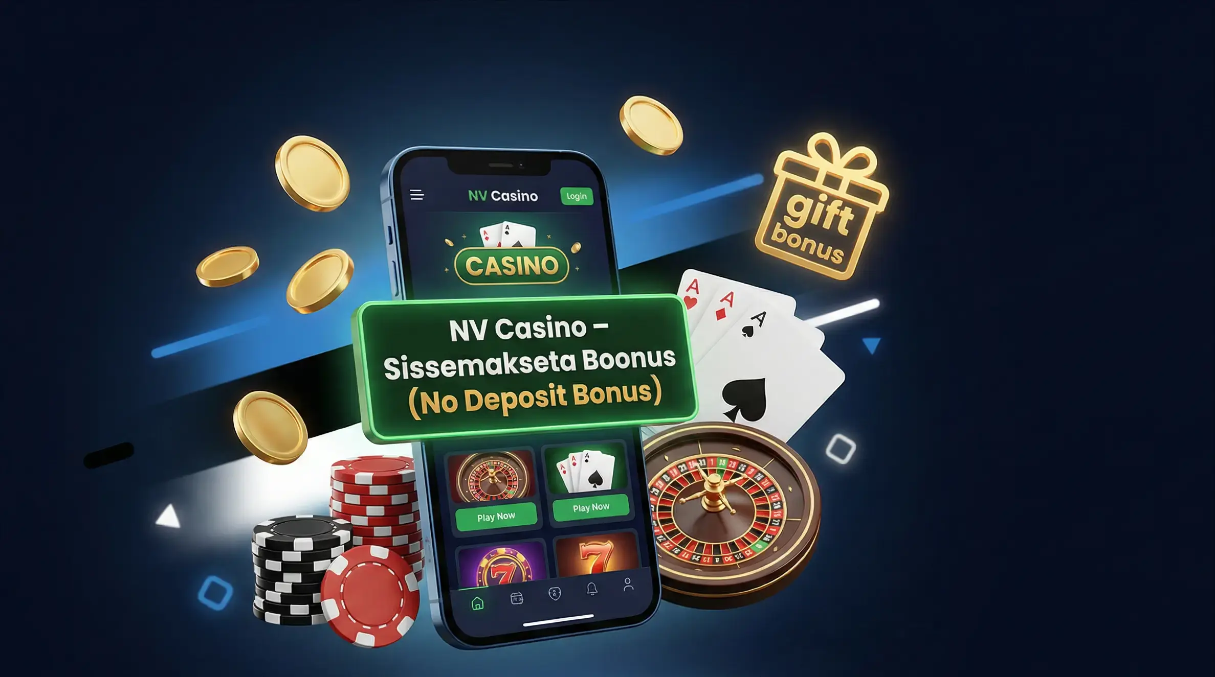 NV kasiino boonus ilma sissemakseta